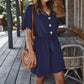 Summer casual solid color jumpsuit