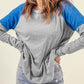 Color Block Raglan Sleeve Top