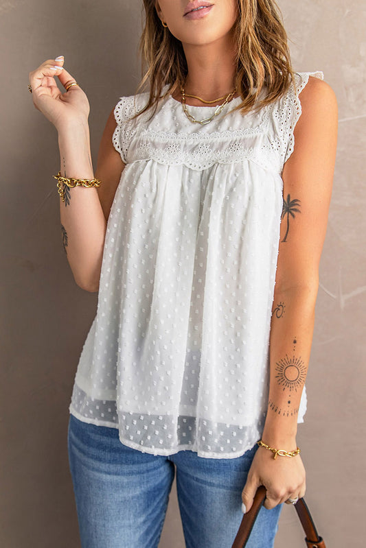 Crochet Polka Dot Tank