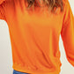 Plain Crew Neck Pullover Sweatshirt