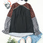 Leopard Patchwork Long Sleeve Top