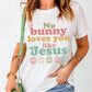 White No bunny loves you like Jesus Easter Day T-shirt