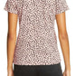 Cheetah Print O-neck Short Sleeve T Shirt