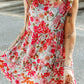 Ruffled Tank Floral Dress