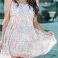 Tiered Babydoll Ruffled Floral Dress