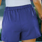Drawstring Elastic Waist Pocketed Shorts