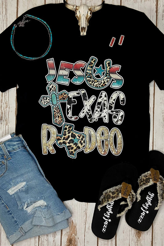 Black Western Fashion Graphic Tee