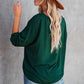 Loose Fit Wide Neck Batwing Sleeves Top