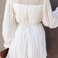 Pleated Ruffled Tie Waist Buttons V Neck Romper