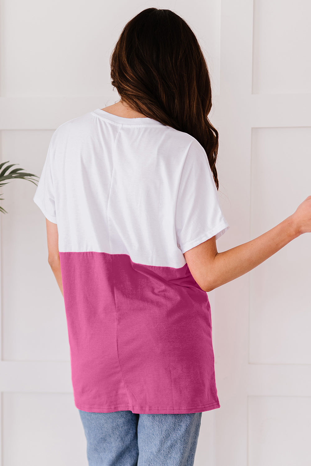 Colorblock Pocketed Mini Dress