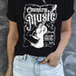 COUNTRY MUSIC Western Fashion Graphic Print Tee