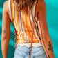 Multicolor Striped Knit Tank