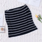 Striped Strapless Bandeau Tank