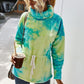 Autumn and winter high neck tie-dye sweater