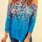 Floral Print Cold Shoulder Top