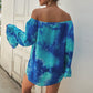 Summer strapless sexy long-sleeved shirt