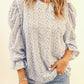 Floral Print Ruffles Puff Sleeve Blouse