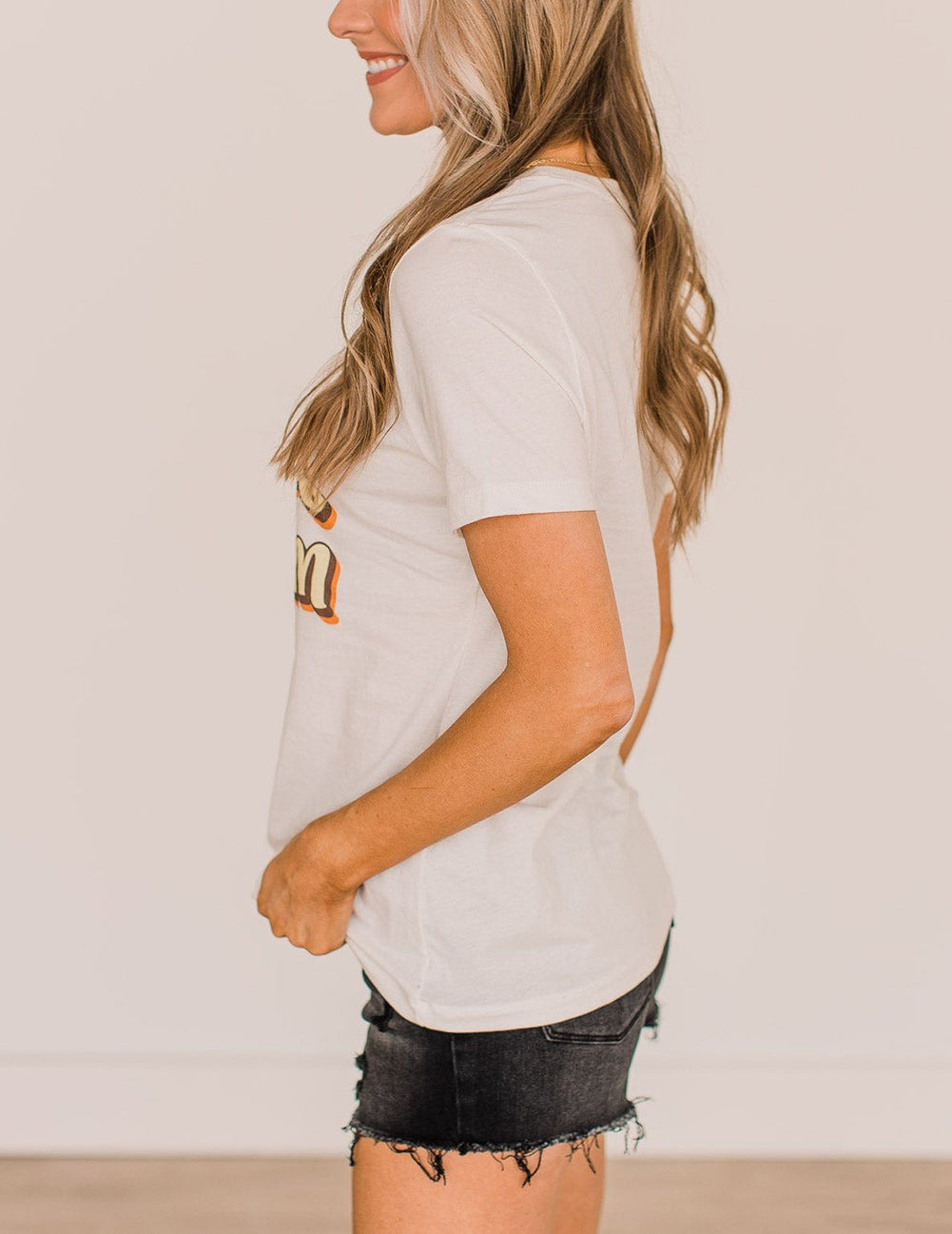 White Beach Bum Graphic Tee