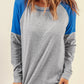 Color Block Raglan Sleeve Top
