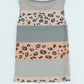 Colorblock Spotted Splicing Knit Tank