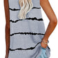 Tie-dye Stripes Tank Top