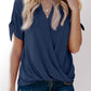 Blue Charismatic Drape Blouse