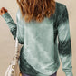 Ombre Gray Tie-dye Long Sleeve Top
