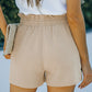 Drawstring Waist Shorts with Pockets