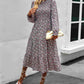Autumn and winter long-sleeved casual vacation dress