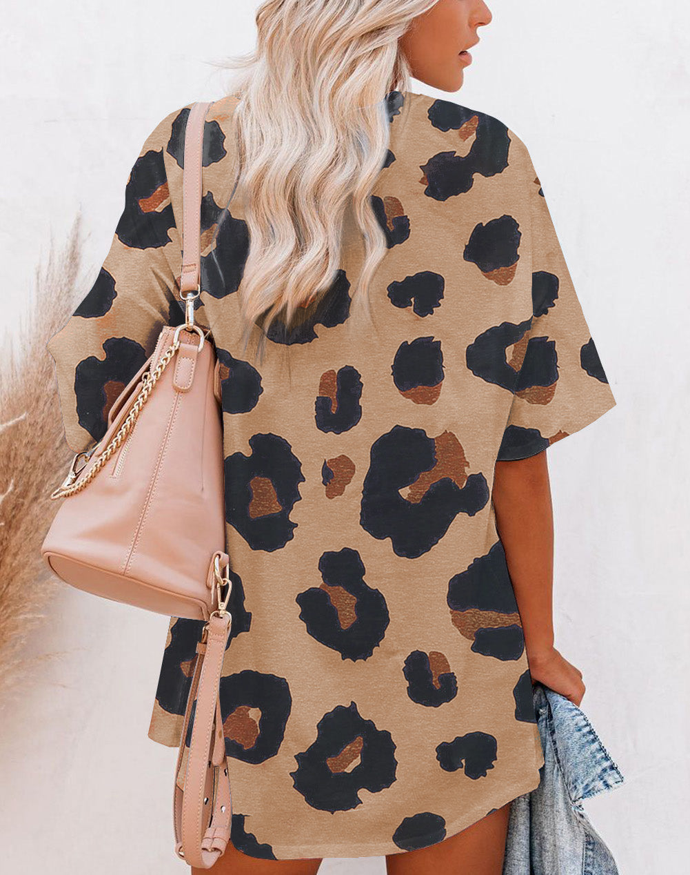 Boyfriend Leopard Print Loose T Shirt