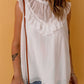 Frilled Detail Tulle Tank Top