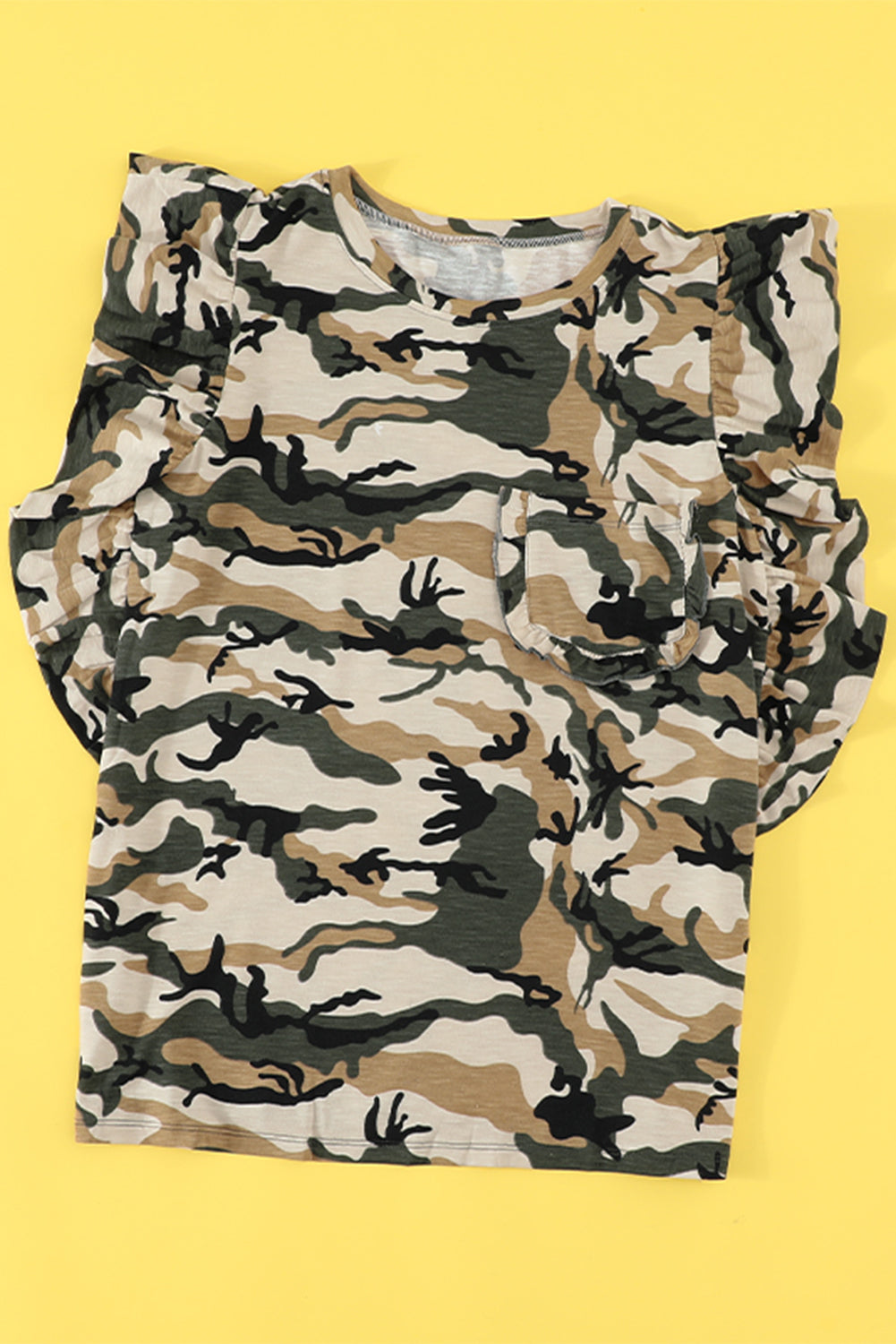 Cut Out Lace Patchwork Short Sleeve Top