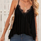 Deep V Neck Wrap Spaghetti Strap Tank Top