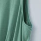 Buttons Sleeveless High Waist Mini Dress