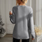 Autumn and winter fashion solid color sexy sweater