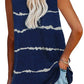 Tie-dye Stripes Tank Top