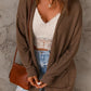 Drop Shoulder Textured Cardigan