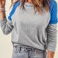Color Block Raglan Sleeve Top
