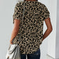 Leopard V Neck Twist Top