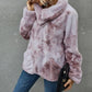 Winter warm tie-dye sweatshirt