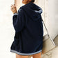 Winter hooded jacket long tops