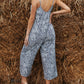 Blue Leopard Adjustable Jumpsuit