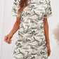 Camo Print Mom's Family Matching T-shirt Dress