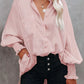 Billowy Sleeves Pocketed Shirt