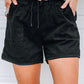 Pocketed Drawstring Casual Shorts