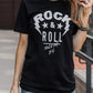 Black Slogan Letter Graphic Print Short Sleeve T Shirt