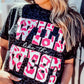 Black WILD like the WEST Leopard Tee