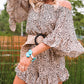 Off-the-shoulder Leopard Print Ruffle Romper