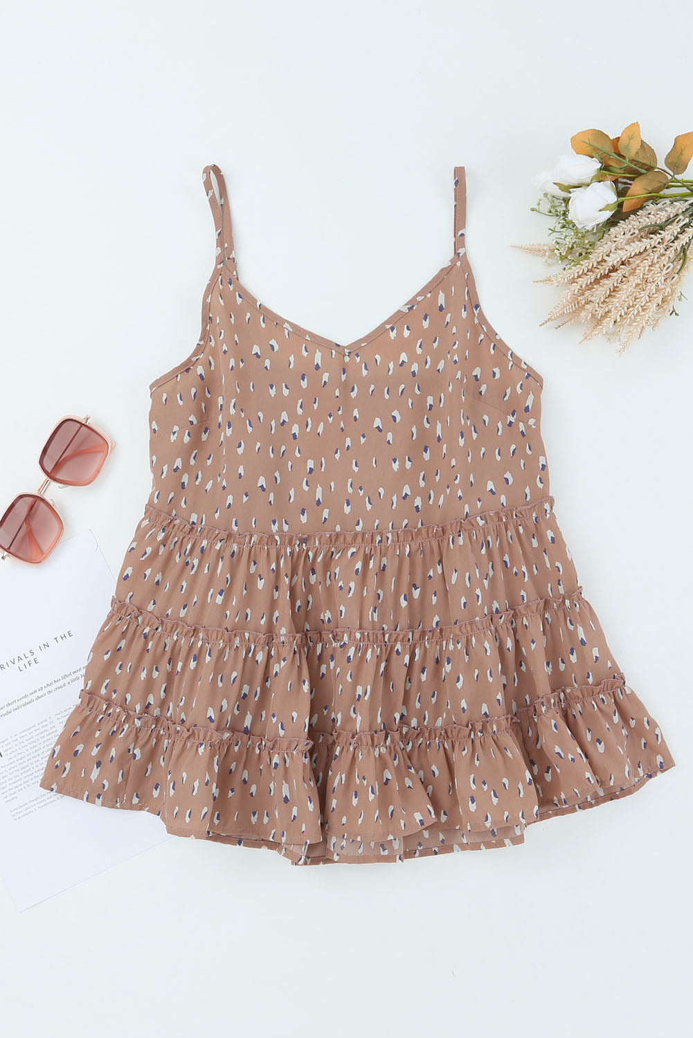 Poppy Polka Dot Tank Top