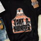 Black TAKE A NUMBER Graphic Crew Neck Tee